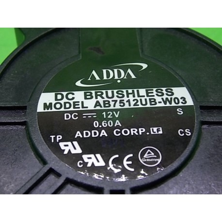 VENTILADOR SONY VPL-ES5 EX5 ES7 EX7 EX70 AB7512UB-W03