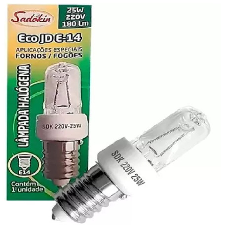 Lâmpada Halógena Fogão  Electrolux SDK JD 220v X 25w E14