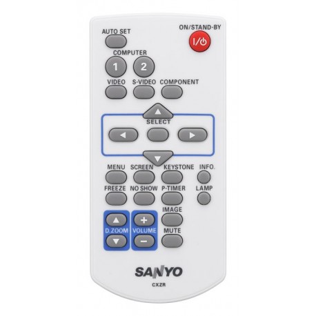 CXZR CONTROLE REMOTO PARA PROJETOR SANYO
