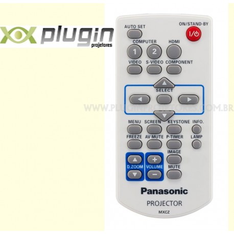 CONTROLE REMOTO PARA PROJETOR PANASONIC MXCZ